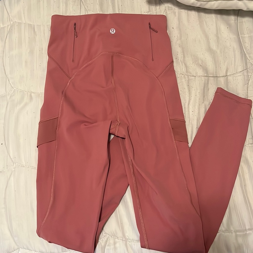 pink lulu leggings